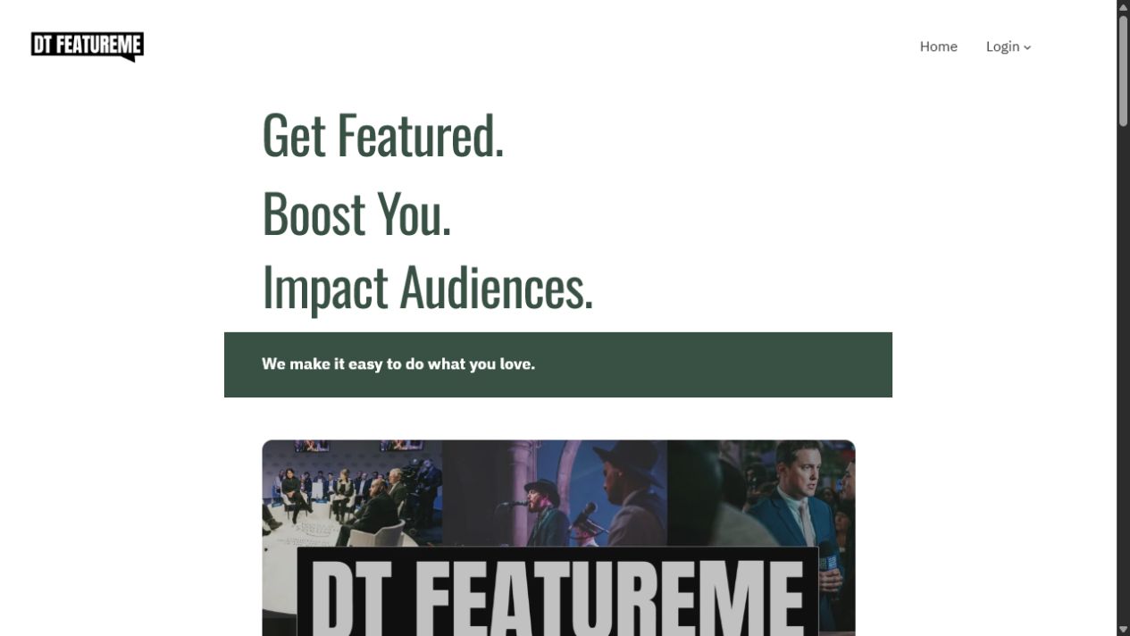 DTFeatureMe website preview